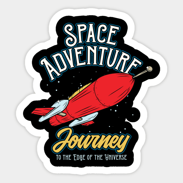 Space Adventure Sticker by CyberpunkTees